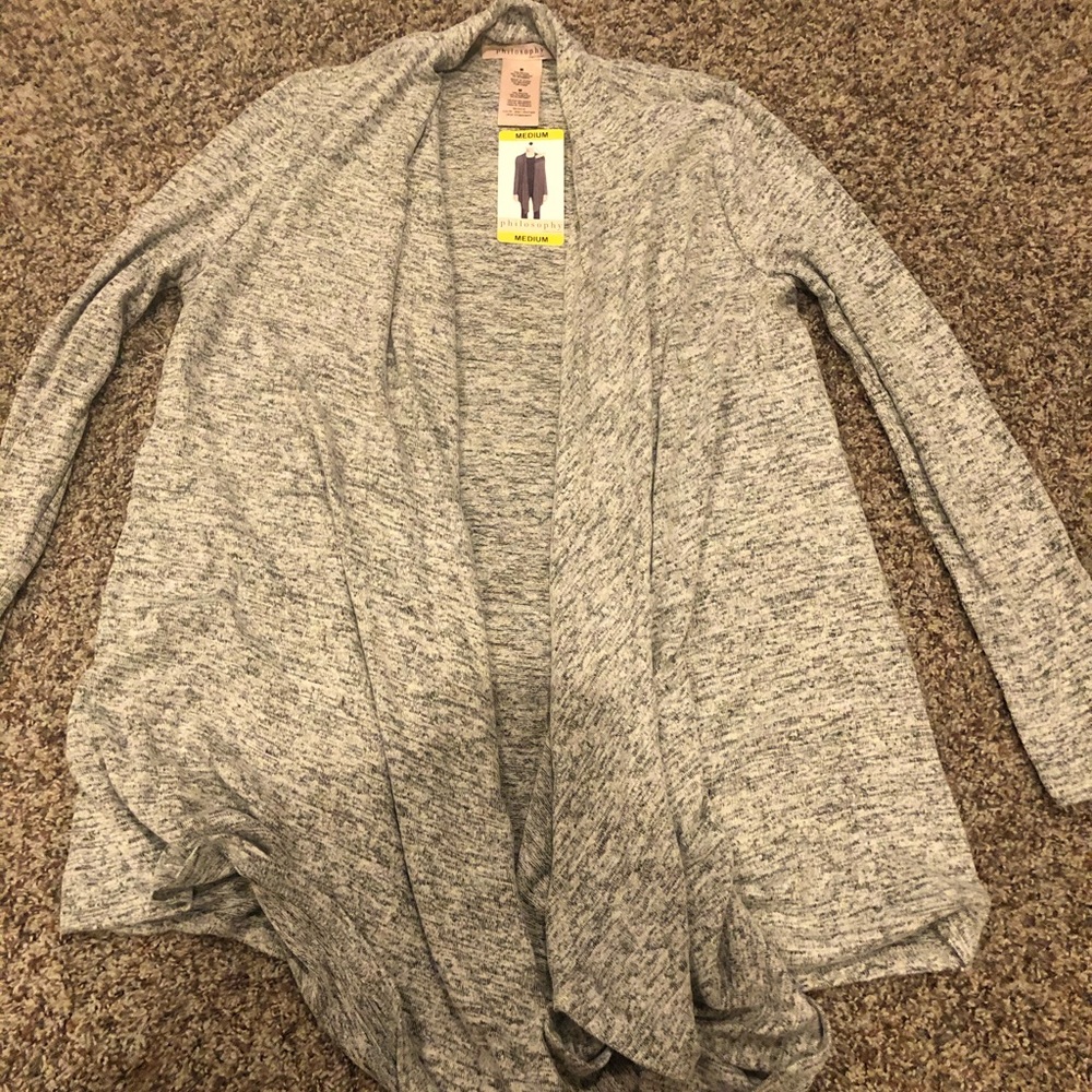 Philosophy Open Cardigan NWT